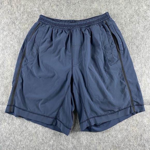 Lululemon Pace Breaker Shorts Men's Small Lined Blue 9" Inseam Run Gym Train - Picture 1 of 9